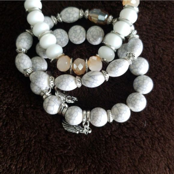 3-4pcs/set Fashion Boho Bracelets & Bangles Women - Picture 2 of 6